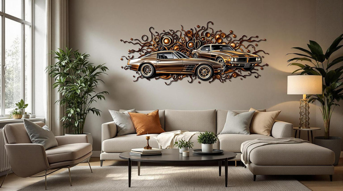 7 Best Places to Display Metal Car Art in Your Home