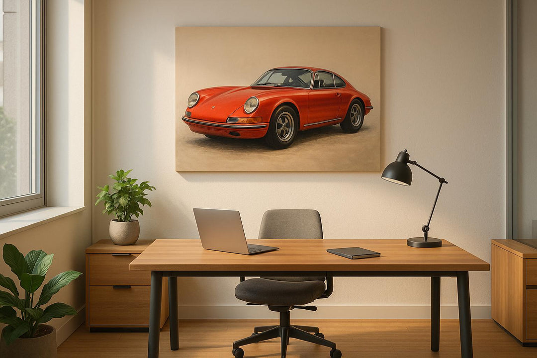 Office Decor Guide: Incorporating Automotive Wall Art