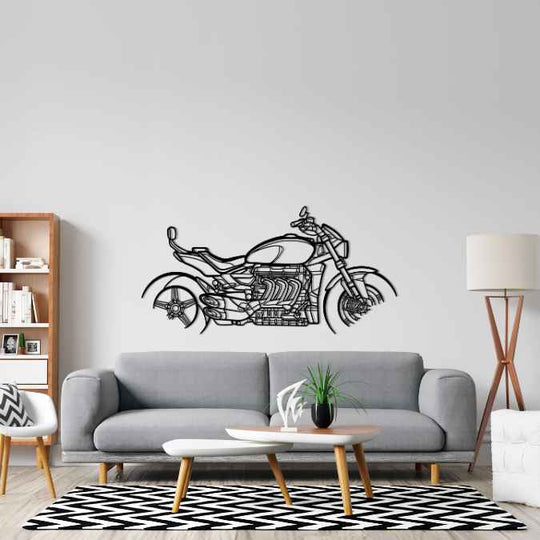 Rocket 3 GT 2019 Silhouette Metal Wall Art