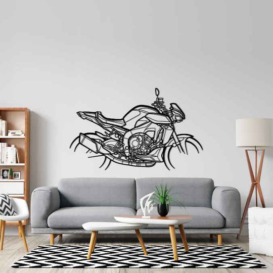 MT10 SP 2022 Silhouette Metal Wall Art