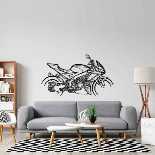Tuono V4 2021 Silhouette Metal Wall Art