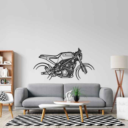 Vitpilen 401 Silhouette Metal Wall Art