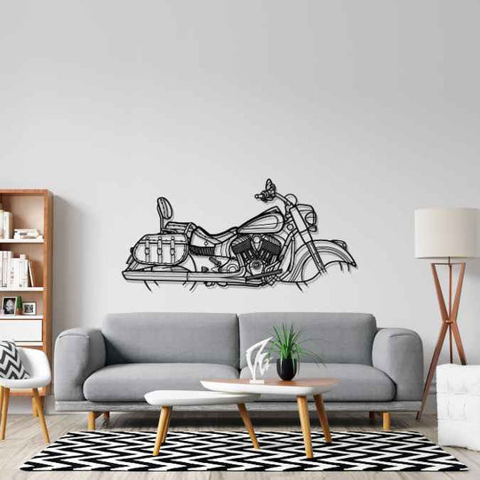 Chief Vintage 2019 Silhouette Metal Wall Art