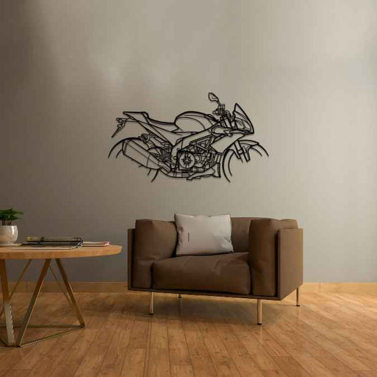 Tuono V4 2020 Silhouette Metal Wall Art
