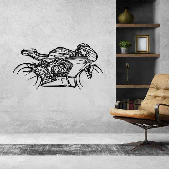 Superveloce 2022 Silhouette Metal Wall Art