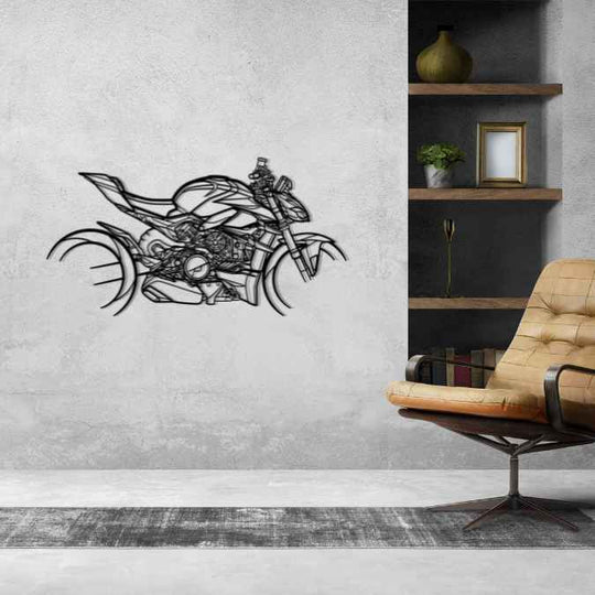 StreetFighter V4 SP Silhouette Metal Wall Art