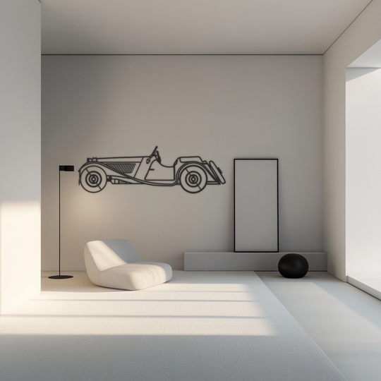 Metallwanddeko „CLASSIC CAR 1“
