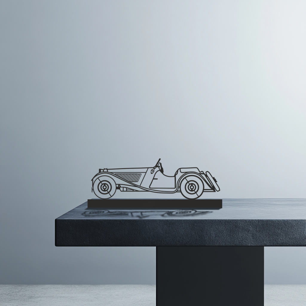 CLASSIC CAR 1 Silhouette Metal Stand Art