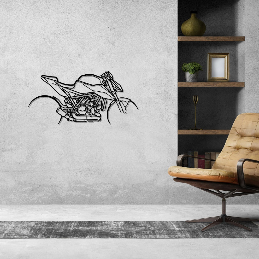 Super Duke R 1290 Silhouette Metal Wall Art