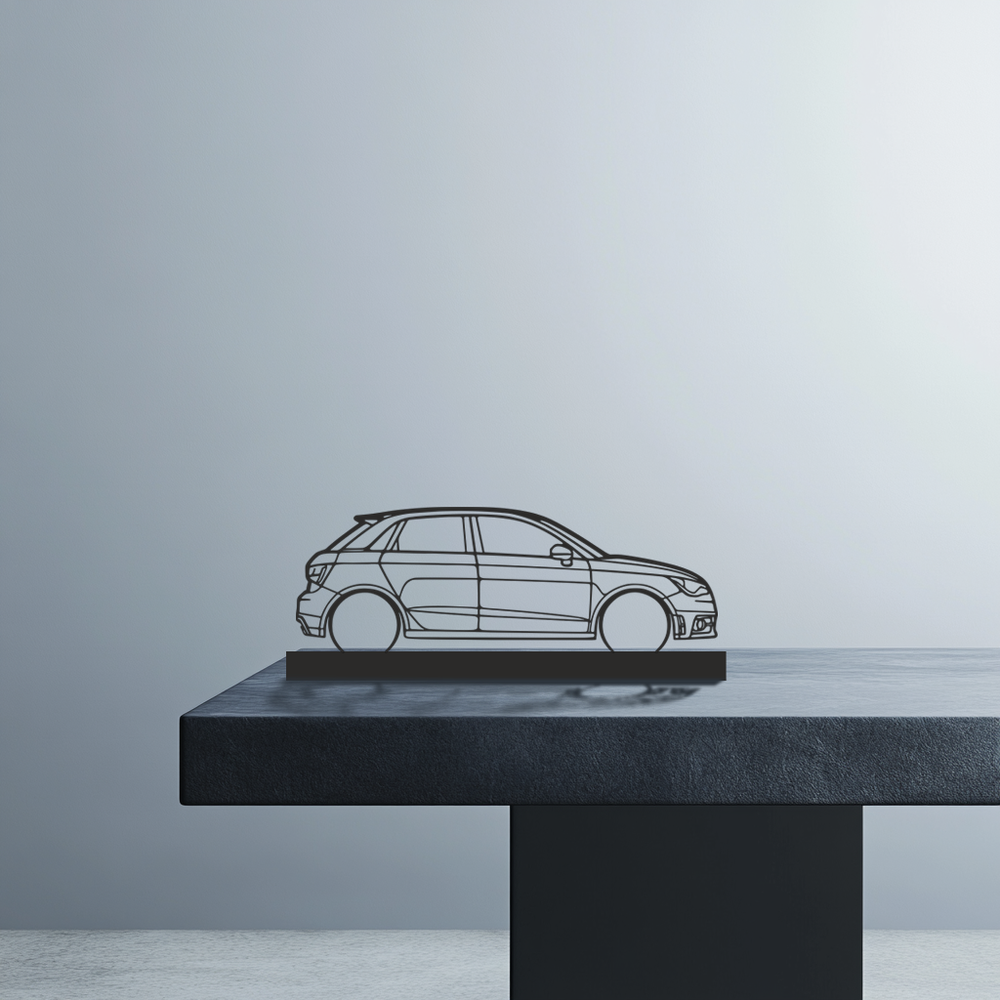 Audi A1 Silhouette Metal Stand Art