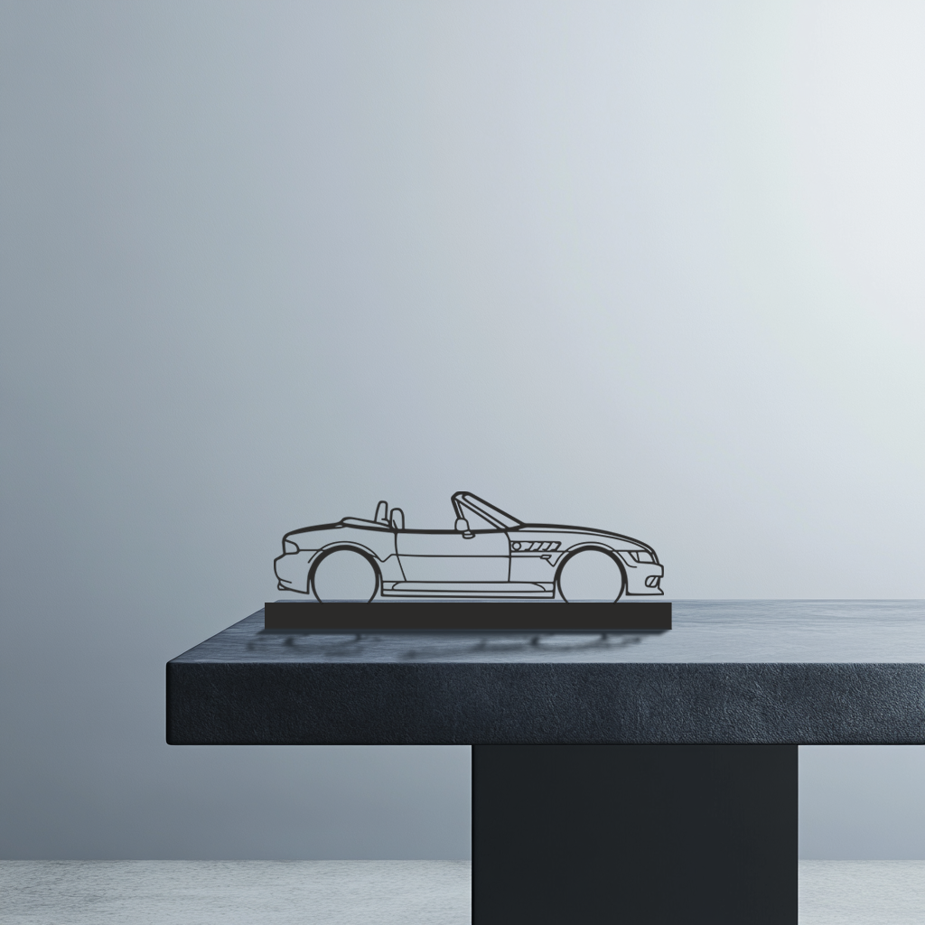 BMW z3 Silhouette Metal Stand Art