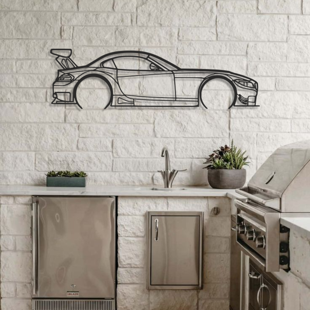 BMW z4 e89 Silhouette Metal Wall Art