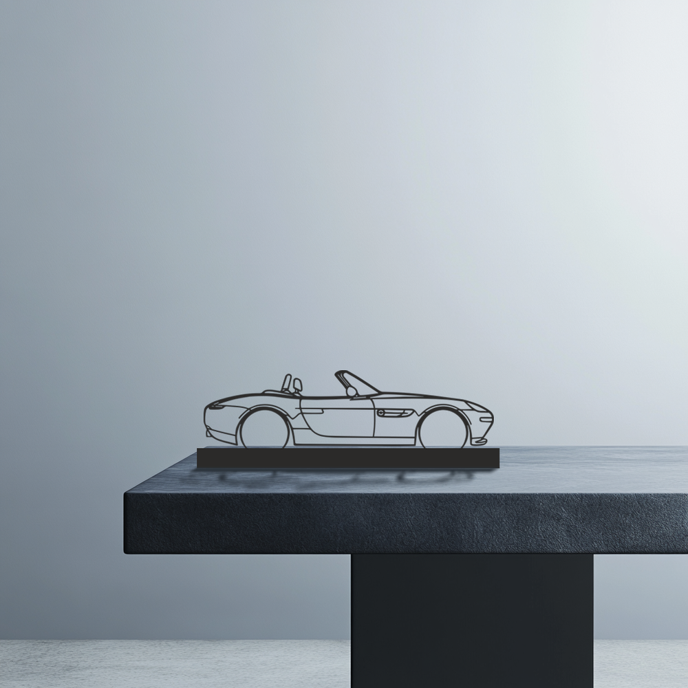 BMW z8 Silhouette Metal Stand Art