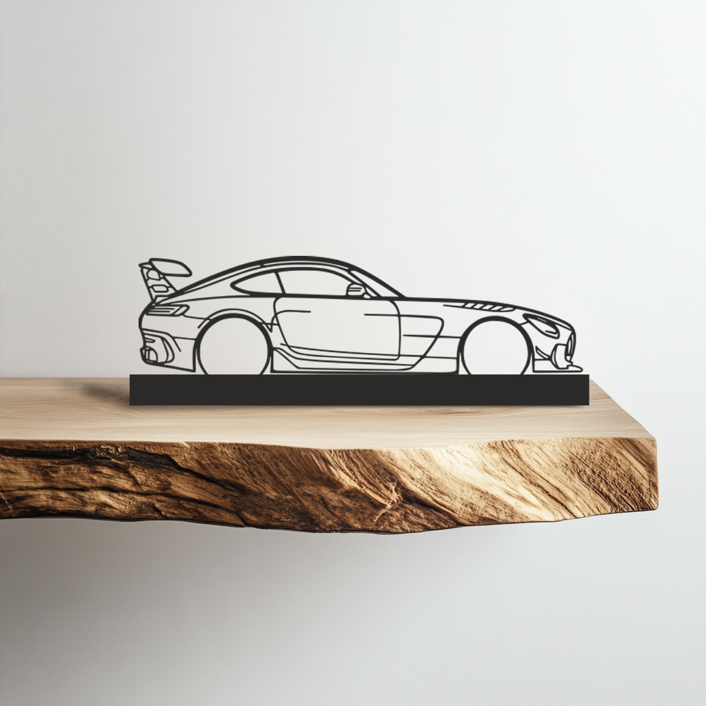 Mercedes AMG GT Silhouette Metallständer Art